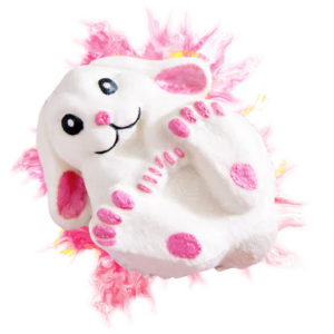 White Easter Bunny Bath Bombs